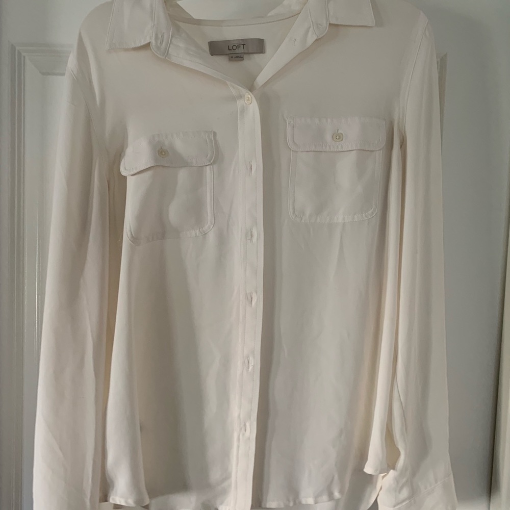 White dress shirt from The Loft